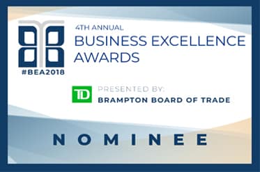 Brampton Board of Trade – Business Excellence Award